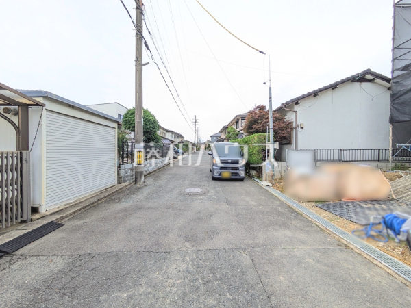 接道状況および現場風景　【春日井市東山町５丁目】
