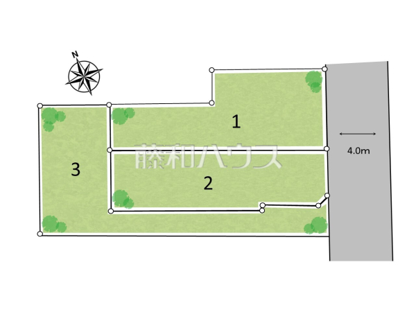 全体区画図　【杉並区西荻南１丁目】