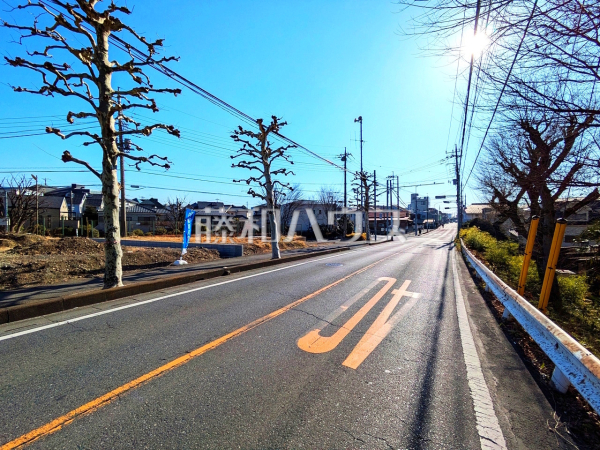 接道状況および現場風景　【志木市本町３丁目】