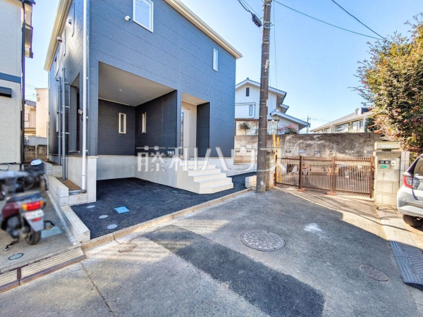 接道状況および現場風景　【新座市野寺２丁目】