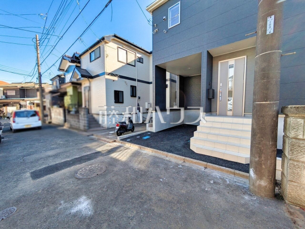 接道状況および現場風景　【新座市野寺２丁目】