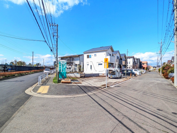 接道状況および現場風景　【立川市栄町３丁目】