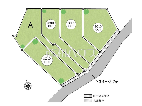 全体区画図　【八重瀬町字具志頭】