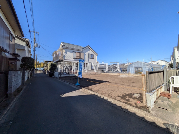 接道状況および現場風景　【三鷹市大沢１丁目】