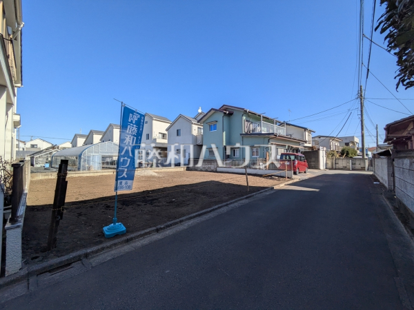 接道状況および現場風景　【三鷹市大沢１丁目】