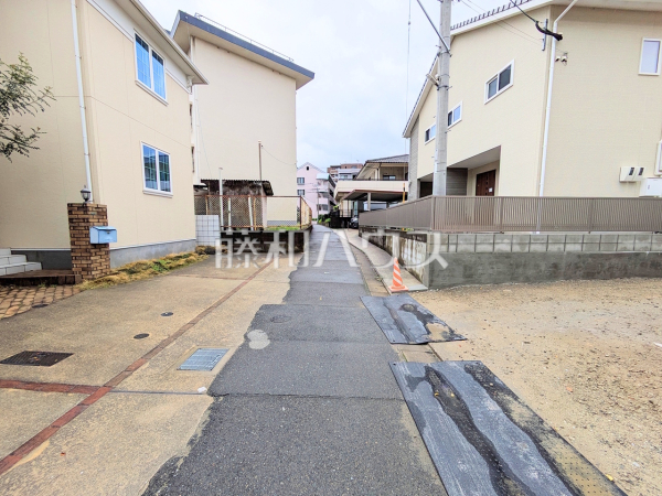 接道状況および現場風景　【福岡市南区井尻５丁目】