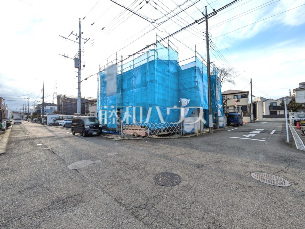 接道状況および現場風景　【八王子市山田町】