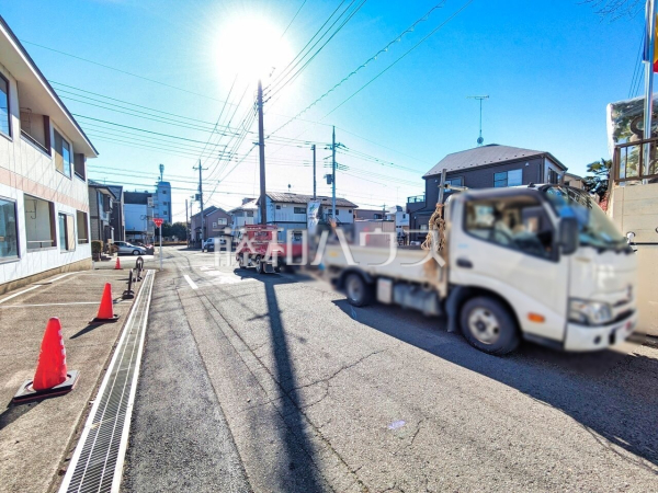 接道状況および現場風景　【八王子市山田町】
