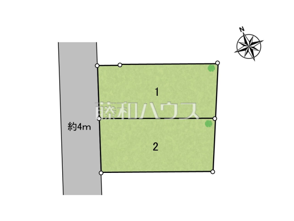 全体区画図　【立川市錦町４丁目】