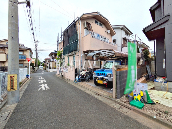 接道状況および現場風景　【練馬区関町南３丁目】