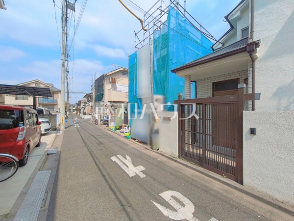 接道状況および現場風景　【練馬区関町南３丁目】