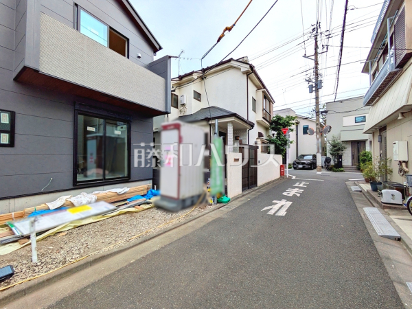 接道状況および現場風景　【練馬区関町南３丁目】