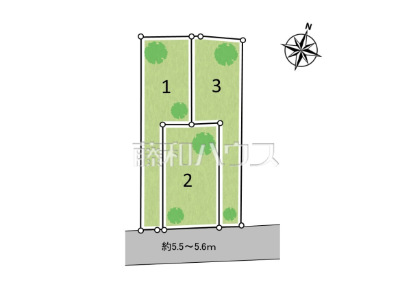 区画図　【南城市佐敷字佐敷】