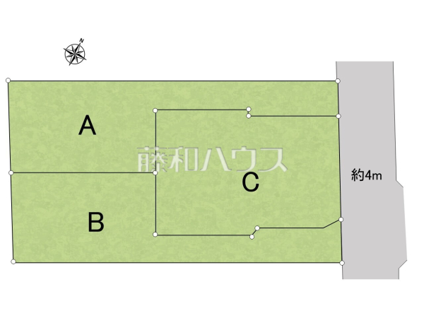 全体区画図　【西東京市東町１丁目】
