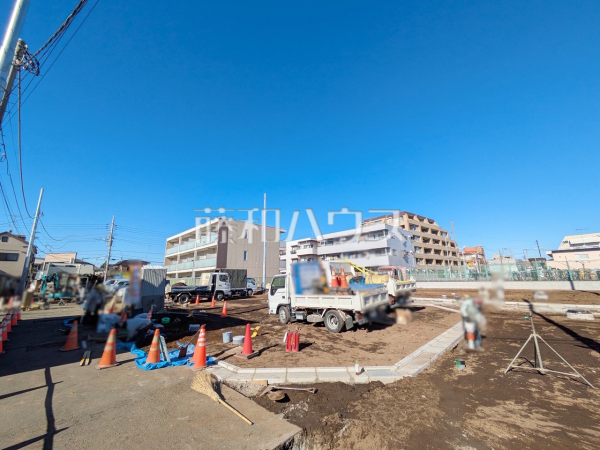 接道状況および現場風景　【調布市菊野台２丁目】