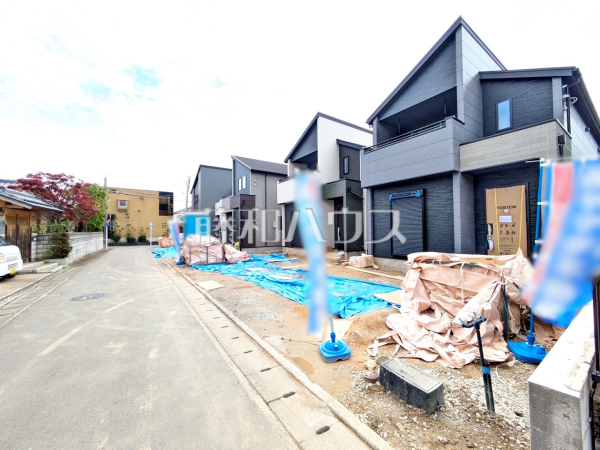 接道状況および現場風景　【福岡市南区西長住２丁目】