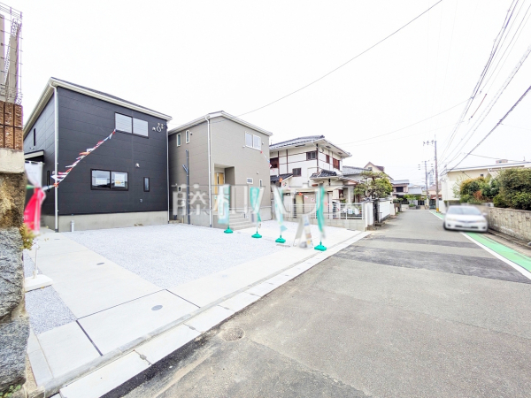 接道状況および現場風景　【福岡市南区長住７丁目】