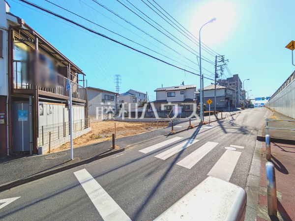 接道状況および現場風景　【日野市百草】