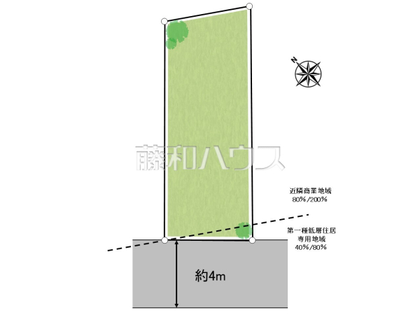 全体区画図　【狛江市中和泉５丁目】
