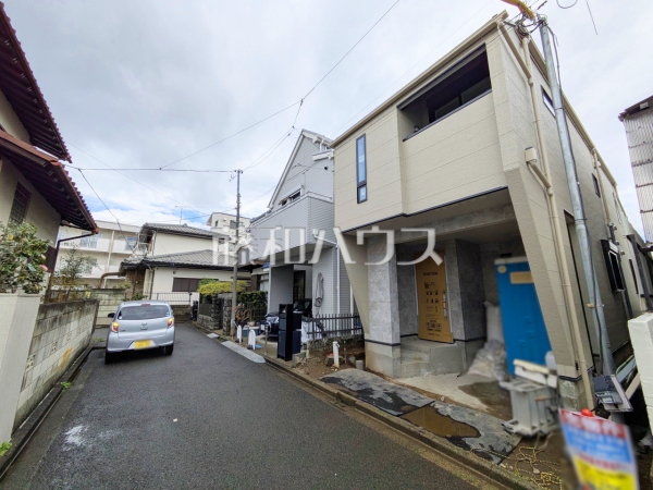 接道状況および現場風景　【狛江市中和泉５丁目】