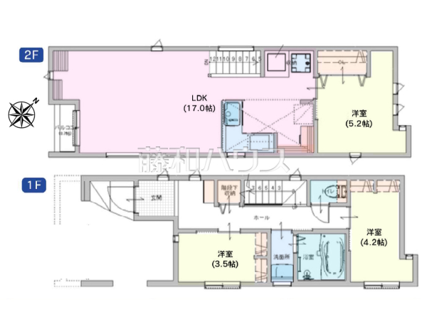 間取図　【狛江市中和泉５丁目】