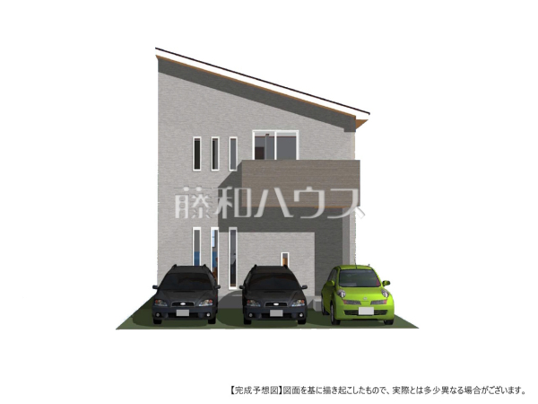 1号棟　完成予想図（外観）　【小牧市中央３丁目】