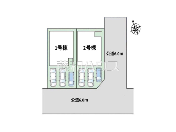 全体区画図　【小牧市中央３丁目】