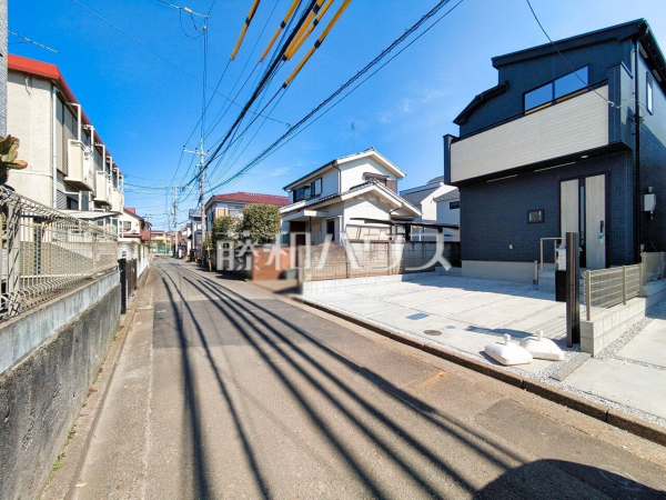 接道状況および現場風景　【東久留米市浅間町３丁目】