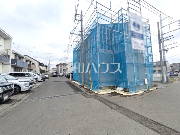 接道状況および現場風景　【東大和市中央２丁目】