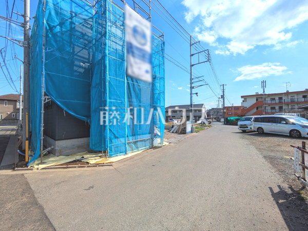 接道状況および現場風景　【東大和市中央２丁目】