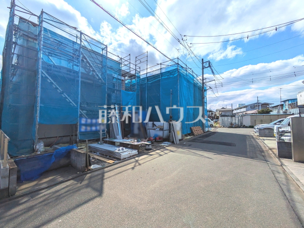 接道状況および現場風景　【東大和市中央２丁目】