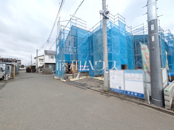 接道状況および現場風景　【東大和市中央２丁目】