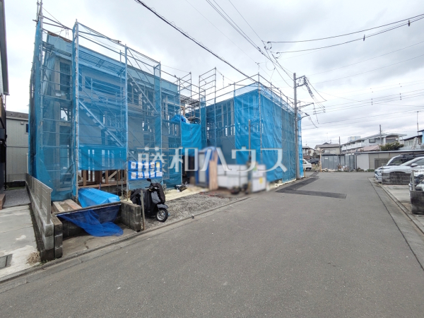接道状況および現場風景　【東大和市中央２丁目】