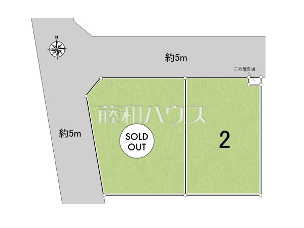 全体区画図　【東大和市中央２丁目】