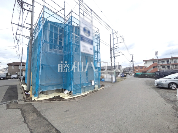 接道状況および現場風景　【東大和市中央２丁目】