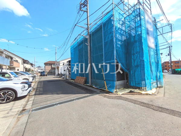 接道状況および現場風景　【東大和市中央２丁目】