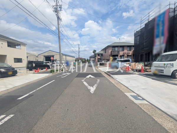 接道状況および現場風景　【春日井市如意申町２丁目】