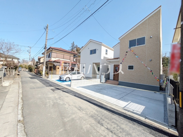 接道状況および現場風景　【八王子市寺田町】
