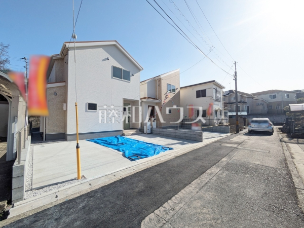 接道状況および現場風景　【八王子市寺田町】