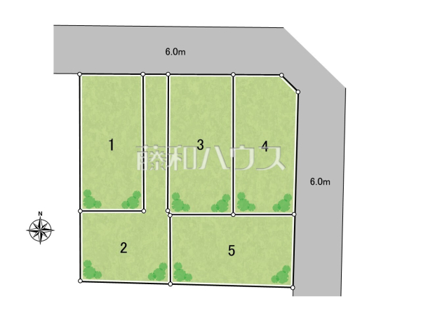 全体区画図　【春日井市西高山町３丁目】