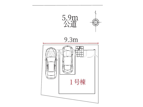 全体区画図　【名古屋市北区大杉３丁目】