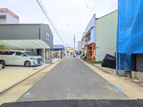 接道状況および現場風景　【名古屋市北区大杉３丁目】