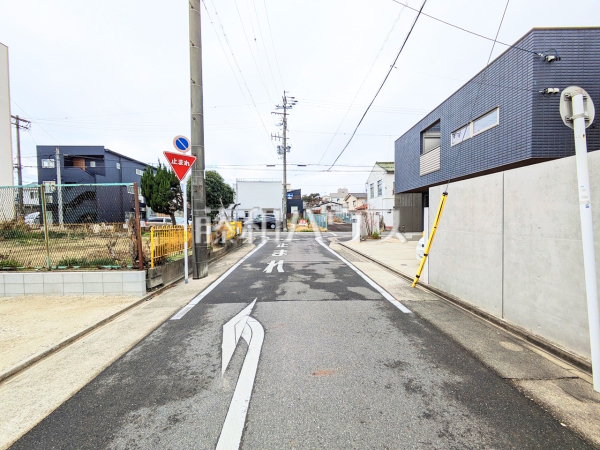 接道状況および現場風景　【名古屋市北区大杉３丁目】