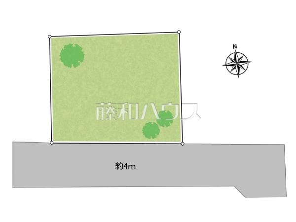 全体区画図　【西東京市田無町１丁目】