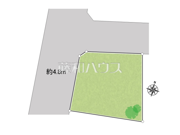 全体区画図　【新座市野寺４丁目】