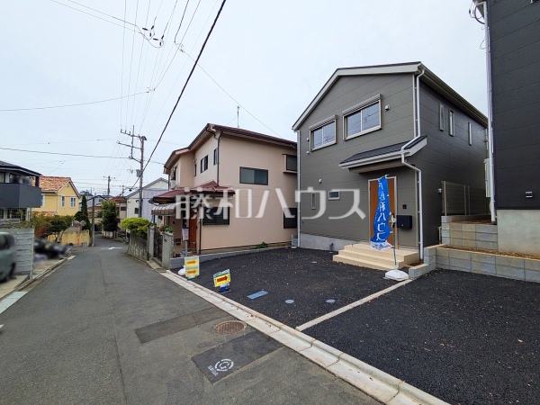 接道状況および現場風景　【三鷹市中原４丁目】