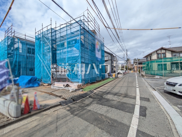 接道状況および現場風景　【東大和市清水３丁目】