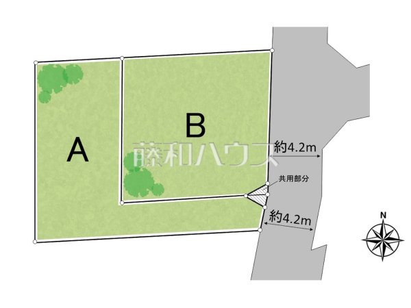 全体区画図　【東大和市清水３丁目】
