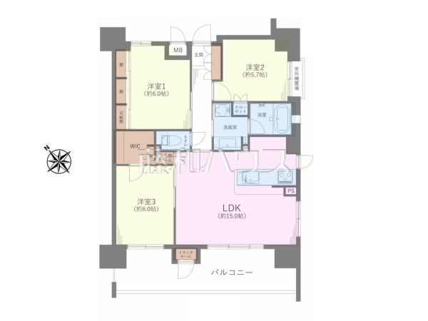 間取図　【グリーンベル小幡緑地】