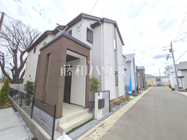 接道状況および現場風景　【三鷹市野崎３丁目】